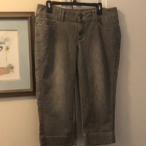 Great silver studded pockets!   Size 14